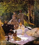 Lunch On The Grass | 모네, 유화, 그림