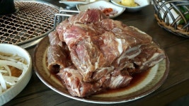 Korean bbq 양념갈비 @ 소문난 포천 이동갈비