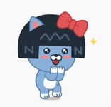 귀여운 헬로 리틀프렌즈 카톡 이모티콘 | 이모티콘, 카카오프렌즈, 귀여운 만화 배경화면