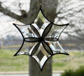 Medium Morphing Beveled Glass 3D Star Suncatcher | 스테인드글라스