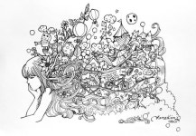 Illustrations & Things : Photo | 예술, 젠탱글, 펜