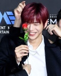 Nation’s pick in his birthday with a fake rose ㅋㅋ i think today it will be a wonderful birthday for Niel... 