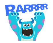 [GIF] 이모티콘 = 애니메이션 = 몬스터 주식회사_Monsters, Inc. (47장)