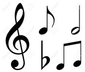 notas musicales siluetas - Buscar con Google | 유치원