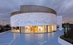 *약국 점자의 빛으로 읽어내다 [ KLab Architecture ] Placebo Pharmacy | 약국 디자인, 모던 건축