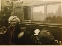 One of the pictures my father-in-law took while in Korea when Marilyn Monroe visited for a USO show in 1954 : OldSchoolCool... 