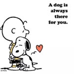 A dog is always there for you ❤(이미지 포함) | 스누피, 만화, 그림