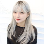 차가운 투명감의 화이트블론드 헤어컬러입니다.❄️ | 애쉬 블론드