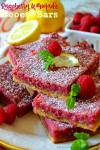 Raspberry Lemonade Gooey Bars | Recipe | Lemon dessert recipes, Fruit dessert recipes, Party food dessert