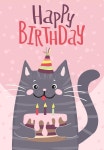 Pin by Dooli on 어린이집 만들기 | Happy birthday cards, Happy birthday animals, Happy birthday cat