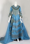 fashionsfromhistory@Tumblr: Day Dress c. 1868 from Vintage Textile. | 패션