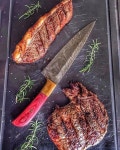 You can get lost just looking at the grain of the knife. . . Shout-out to @bmco…(이미지 포함) | 음식