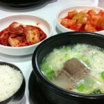 설렁탕 w/김치 & 밥 | 밥