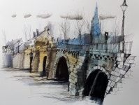 Watercolor에 있는 Ho Jeon님의 핀 | 풍경화