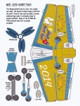 New Years Me 109 Paper Model | 페이퍼 토이, 종이 비행기, 종이접기