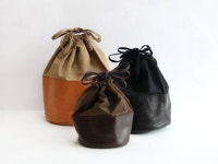 ARTS&CRAFTS｜DRAW STRINGS POUCH / M | 수공예, 수공예 자수, 자수