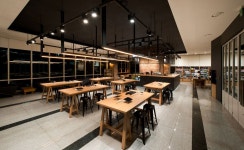 Brown table 2 @ 대전지점 | Desain interior, Interior, Desain