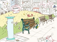 2015.4.29.Wed  ’쉬었다 가세용~  안산25시 광장이라고도 불리는 안산 문화의 광장에 가면 많은 벤치들이 있는데요, 그 중에 벤치No.3가... 