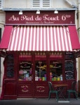 Awning, Paris, France | 가게 디자인, 카페 장식, 호텔 간판