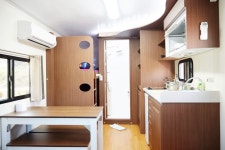 단호샌드파크 캠핑장 카라반 내부(2014. 4. 27.) | 안동시, 카라반