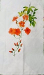 Acrylic flowers에 있는 Kavitha Jetti님의 핀 | 꽃그림, 꽃 그리는 법, 나무 미술