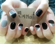 #회색네일 심플하니 예쁘다잉  #린지네일 #할인이벤트 #선릉역7번출구 #nail #nailart #selfnail #네일아트 #페디큐어 #젤네일 #젤네일아트... 