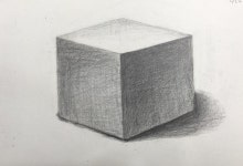 행신동 미술학원 미술숲 소묘 정육면체 이수정 作 미술숲 인스타그램 art_4rest | 인스타그램, 수채화