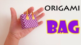How to Make A Paper Bag - Origami Bag (for Gift Packing) | 선물 포장, 종이접기, 종이