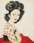 김아연. 명품. 2013. 비단에 채색. 45x32cm