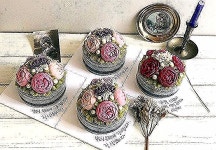 꽃케익  #flowercake #ricecake #decorating #cake #weddingcake #flower #creamcake #decorating #sweet #앙금플라워 … in 2020 | Sombrero... 