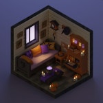 Isometric에 있는 Deadly Kitten님의 핀 | 인테리어, 그래픽 디자인, 디자인