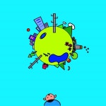 창백한 푸른 점과 나 | 팝아트