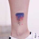 오늘 밤에도 별이 바람에 스치운다 | Tattoo designs for women, Tattoos for women, Sky tattoos