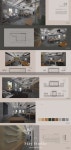 Interior / Interior Design Portfolio Template - Stay Studio 스테이 스튜디오 | 프레젠테이션 보드 디자인, 건축 레이아웃, 디자이너