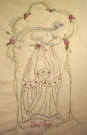 Briar Rose #brendaryan #cottage-garden-threads #crinolinelady #iron-on-transfers | 자수, 퀼트, 바느질