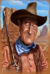 ~ John Wayne | 캐리커처, 풍자 만화, 3d 캐릭터