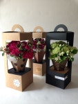 #TrèsBeauFlowers #트레보플라워즈 My works diary Carnation cone Mothers day gift Flower wrapping Packaging | 화분 디자인... 