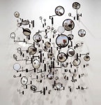 materials that Brooklyn-based artist Graham Caldwell uses to create these amazing sculptu… | 설치 미술, 현대 미술, 옵아트