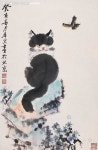 Pang Xiquan (Chinese, 1941 - 2006) | 한국화, 강아지, 동물