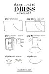 Drop Waist Dress Sewing Tutorial(이미지 포함)