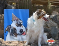 Custom artwork of your pet #homedecor #artwork #customart #popyourpup | 팝아트