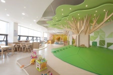 맘앤베이비 베이비카페 - 전주인테리어 디자인투플라이 | 어린이 공간, 어린이집 디자인, 어린이 놀이 공간