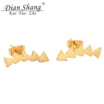earings 패션 보석 boucle 디부 oreille 스테인레스 스틸 스터드 귀걸이 여성 brincos 비쥬 | Boucle d'oreille, Bijoux mode, Bijoux