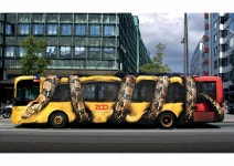 Copenhagen zoo snake bus | 게릴라 마케팅