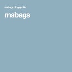 mabags(이미지 포함)