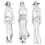 Hand Drawn Fashion Designs 2014-2015 | Fashion Trends 2014- | 패션 디자인 스케치, 패션 디자인 드로잉, 패션 그림