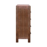 Tallboy with 4 Storage Drawers Solid Wooden Assembled in Chocolate Colour | Functional storage, Nowra, Storage