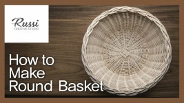 [라탄공예]취미수업 온라인클래스 Step.2 : 원형 바구니 만들기/Rattan Craft Basic : How to make R... | Round basket, Basket, Rattan