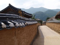 하회 마을의 가을 소경 | 풍경 사진, 시골, 사진