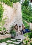 outdoor fireplace | 화덕